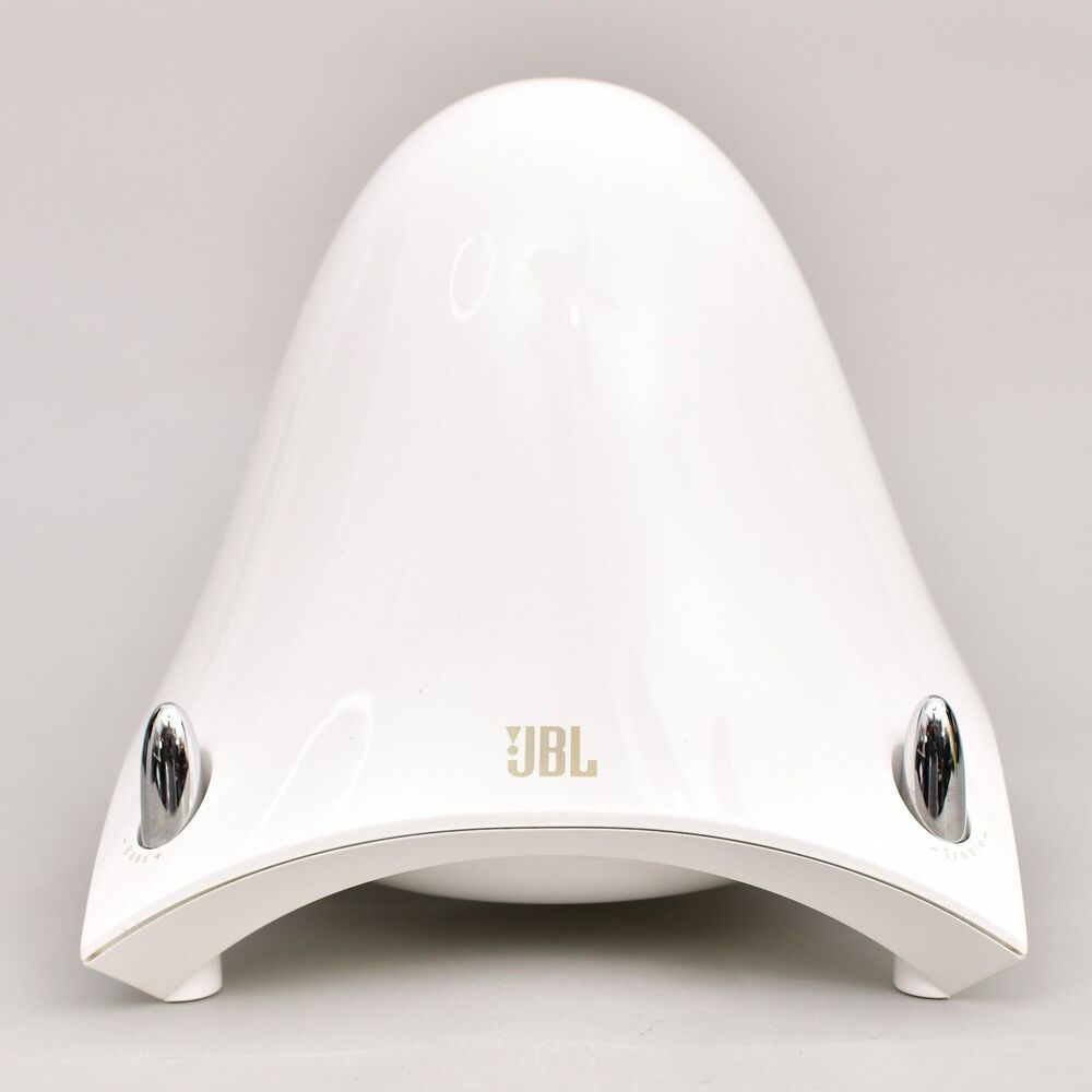 jbl e204594 creature white subwoofer no cords included